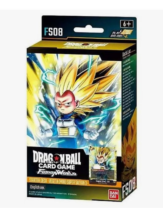 Dragon Ball Super Card Game: Fusion World Vegeta (Mini) Super Saiyan 3 Starter Deck (FS08)