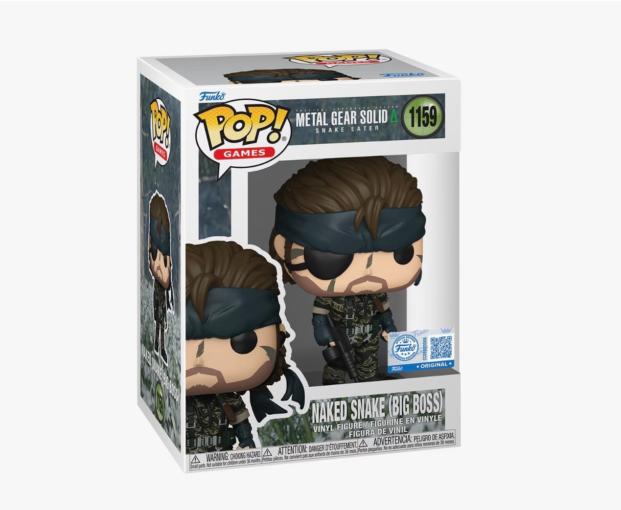 Funko POP! Games: Metal Gear Solid Big Boss 4.2-in Vinyl Figure